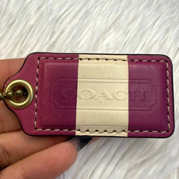 2.5" COACH Fob Bag Charm Hang tag Hangtag - Picture 1 of 2
